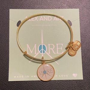 “More Peace” Alex and Ani gold bracelet